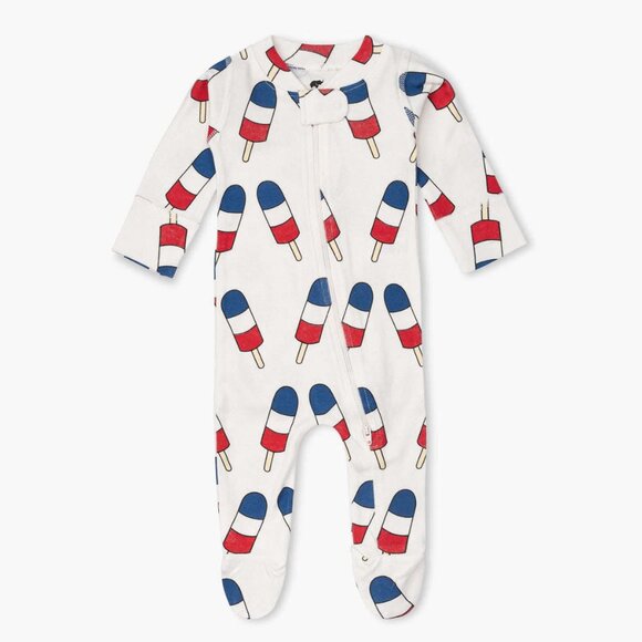 One-Piece Baby Footed Pajamas - Ice Pops - Picture 1 of 1